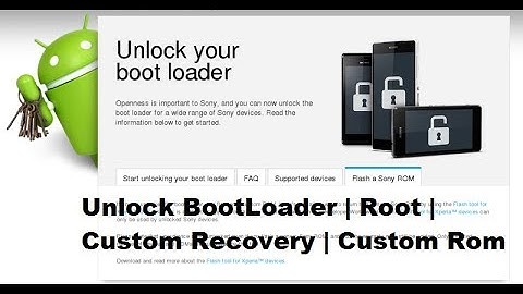 All Sony Xperia Boot Loader Unlock | Install Custom Rom | Repair Imei