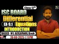 ISC Class 12 Maths | Differential Equations | Order &amp; Degree | Solution ML Aggarwal Ex 9.1 |