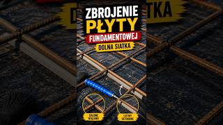 Zbrojenie płyty fundamentowej - dolna siatka #budowa #diy #budujemy #dom #budowadomu #budujemyzpasja