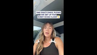 The exact email flows we set up for every ecom client #shorts