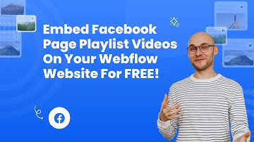 How to embed Facebook page playlist videos on Webflow? #embed #facebookpage #videos #webflow