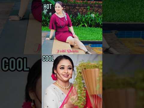 Tmkoc Hot Vs Cool Images Of Taarak Mehta Ka Ooltah Chashmah Actress Madhavi Bhabhi //#shorts #tmkoc