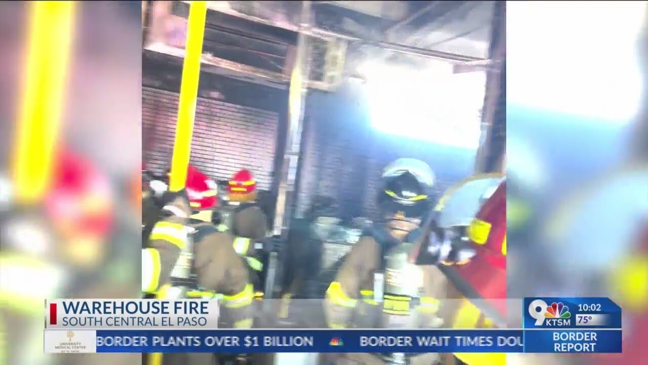 UPDATE: Warehouse fire in South-Central is under control - YouTube