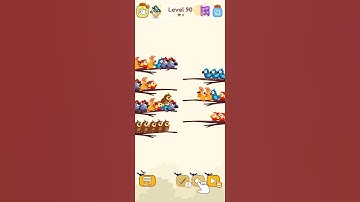 bird sort color game leval 90 #games #coloringpages #birdsort #gameplay #gaming #colouringgames