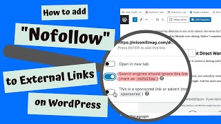 How to Add Nofollow to External Links in WordPress 2022