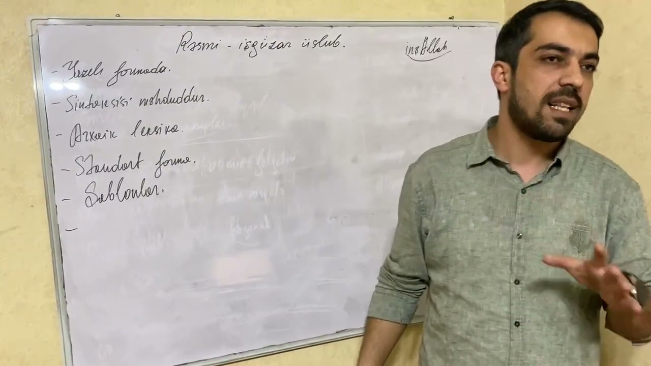 Rəsmi-işgüzar üslub. Müəllim: Aqil Əliyev