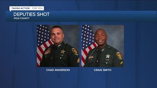 Two Polk County deputies remain in the hospital after being shot Saturday