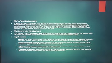 What to Include in Your Virtual Data Room  A Comprehensive Guide