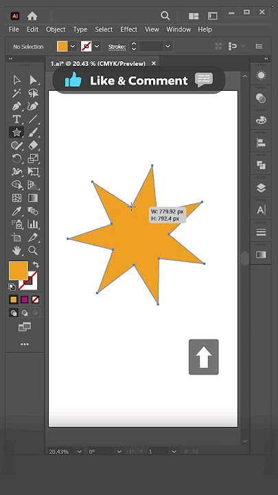 How to Create a Star Easy | Adobe Illustrator Tips #illustrator #graphicdesign #illustratortips