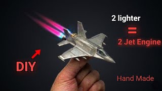 Miniature Twin Engine Jet Warplane - Watch and enjoy the Process! ✈️🛫