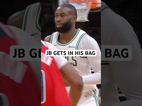 Jaylen Brown pulls out the handles and goes to work