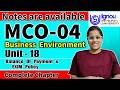 MCO-04 [Unit-18]  Balance of Payment And EXIM Policy In hindi. Balance of Payment Ignou University