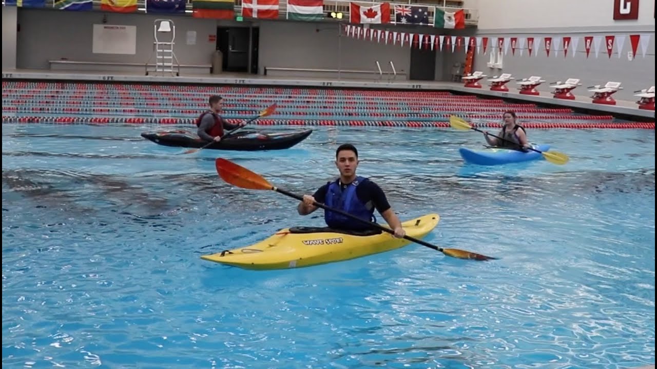 The Outdoor Recreation Center at WSU now offers Kayak Roll Clinic