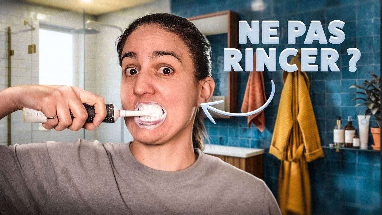 Votre dentiste veut que vous gardiez le dentifrice dans la bouche