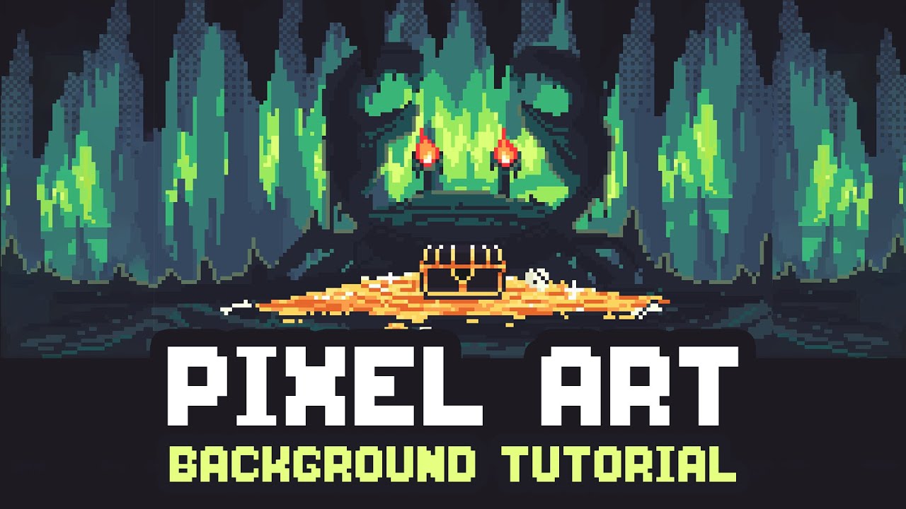 Pixel Art Background Tutorial - (Aseprite) - YouTube