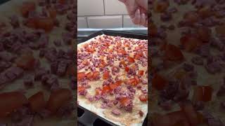 что-то вроде пиццы из лаваша или вкусная закуска #shorts