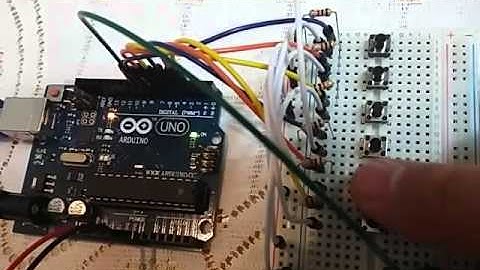 Arduino - Musical Keyboard with Buzzer and Pushbuttons