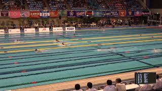 2018IH 競泳男子400m個人メドレー　予選1組