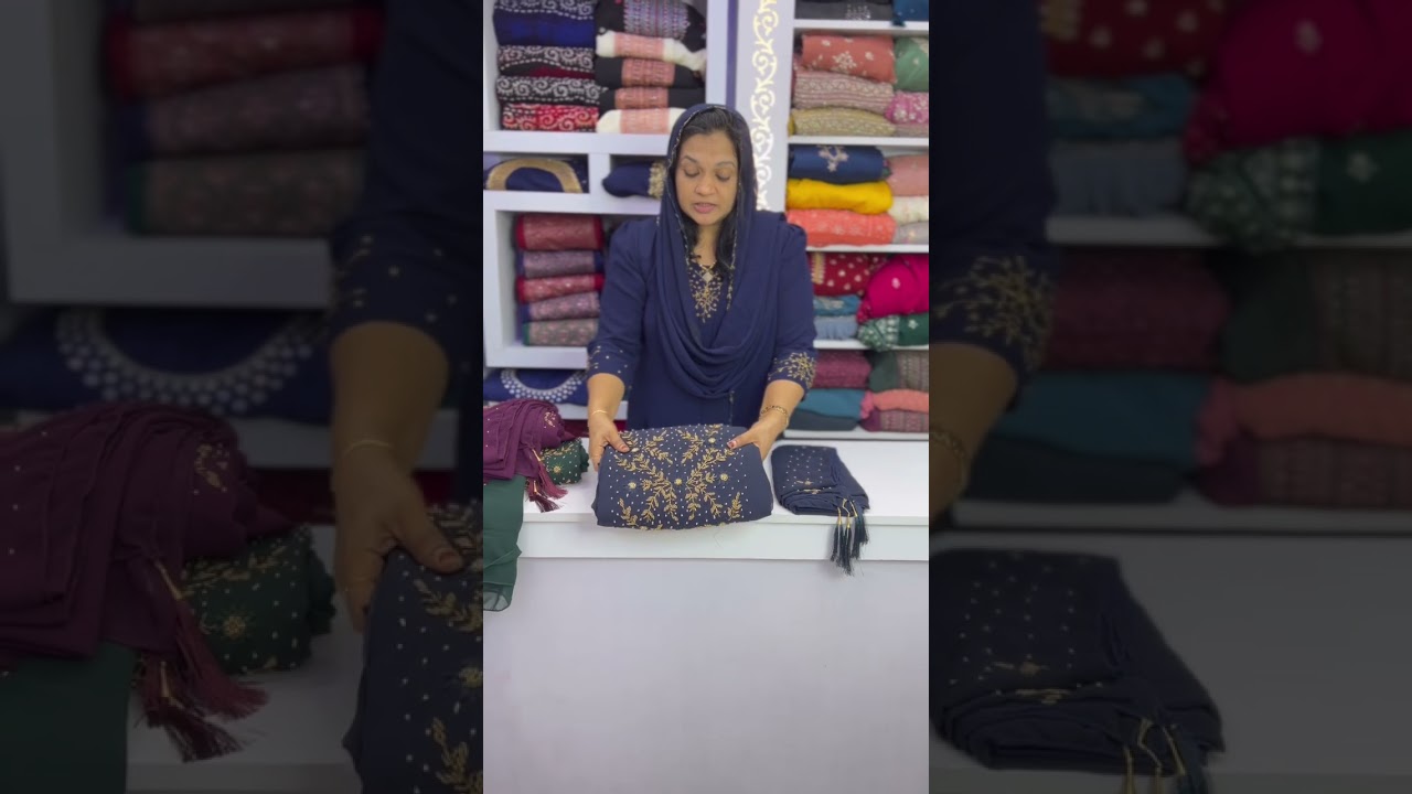 Georget unstitched churidar materials only 1390/-😱😱wtsp 8089413400..