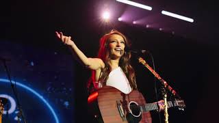 Catherine McGrath Supporting Michael Buble at the O2 Arena