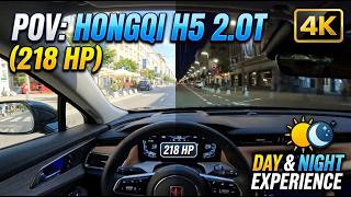 4K POV HONGQI H5 2.0T (218 HP) - Gdynia, Kaszuby Day & Night Test Drive | Pure Sound