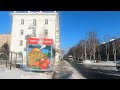 4k Прогулка по ул. Логинова в Архангельске. Russian north/