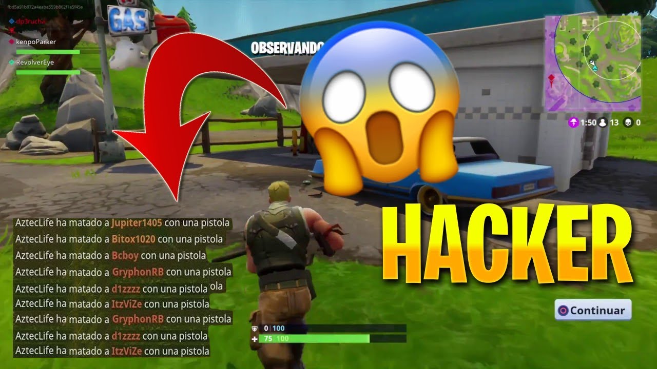 [HACKERS] en FORTNITE BATTLE ROYALE [RECOPILACION ]🔴 1 - YouTube