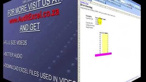 Excel error check to determine if any of the other error checks have been triggered