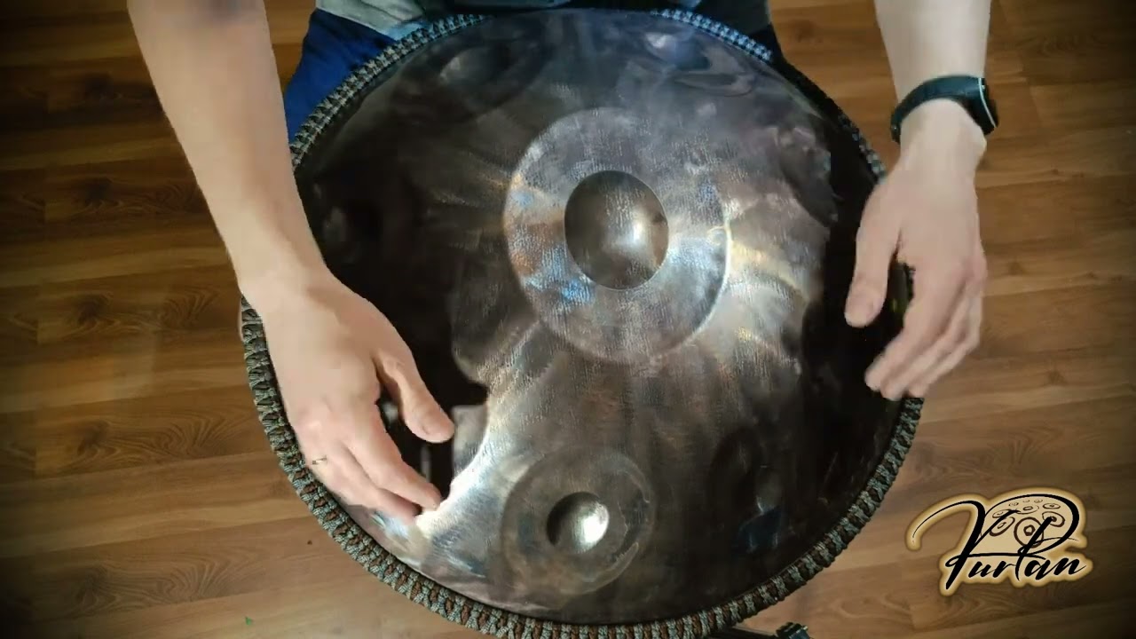 KurPan | Handpan D Romanian Hijaz 9 | D / G A A# C# D E F A | нержавейка