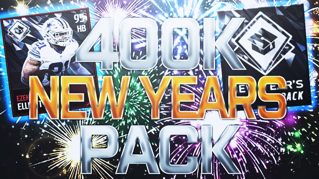 94+ PULL!! INSANE ELITE PULL!! NEW YEARS 400K PACK!! MADDEN MOBILE 17