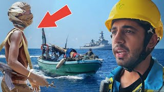 Live Action: Ship Docking in PIRATE Waters with ARMED Navy Escort!