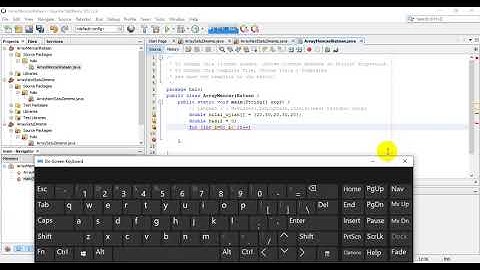 Praktek 16 Menggunakan Array Satu Dimensi mencari Rerata