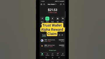 Trust Wallet Alpha Reward Claim #trustaplha #shorts #trending