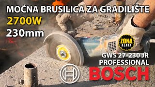 Bosch GWS 27-230 JR Professional Mocna Ugaona Brusilica