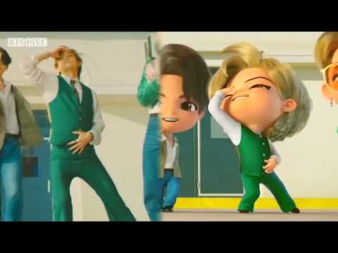 BTS vs TINYTAN [Dynamite] Reality vs Animation