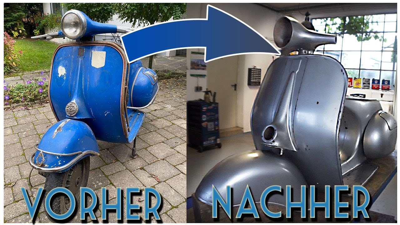 CORTINAGRAU Vespa Augsburg T4 PATINA Lackierung und Restauration |Nachpatinierung