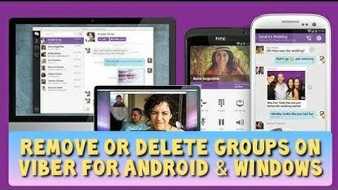 How to Remove or Leave and Delete Groups on VIBER for Windows and Android Guide 2020
