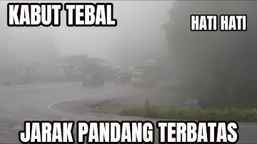 Waspada Cuaca Ekstrem Landa Sitinjau Lauik, Kabut Tebal Jarak Pandang Terbatas