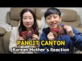 Korean Mother Trying PANCIT CANTON for the first time