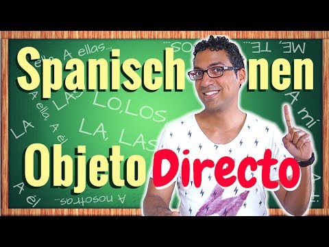 Video: Wie macht man direkte und indirekte Objektpronomen im Spanischen?