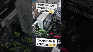 SAI XEON 2678V3 E CHEGA 2680V4, VIDEO DA TROCA DOS XEONS E JA DANDO DICAS DE COMO TROCAR O COOLER