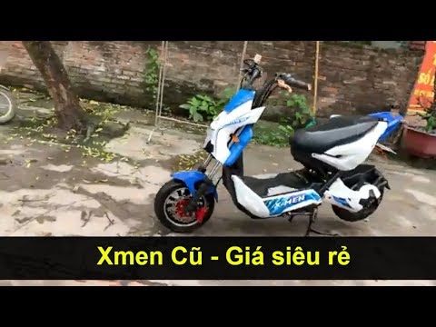 Xe Đạp Điện Màu Trắng - Xe đạp điện xmen cũ - màu trắng xanh giá rẻ