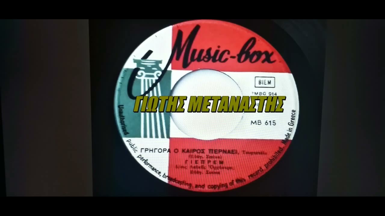 ΓΡΗΓΟΡΑ Ο ΚΑΙΡΟΣ ΠΕΡΝΑΕΙ////ΓΙΕΠΡΕΜ