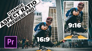 How To Automatically CHANGE ASPECT RATIO IN PREMIERE PRO! (fast)