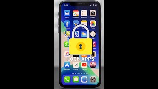 Lock apps on iPhone with Face ID or Passcode