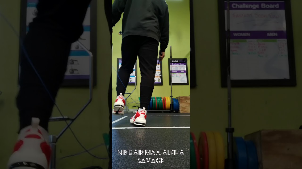 On Feet Nike Air Max Alpha Savage - YouTube