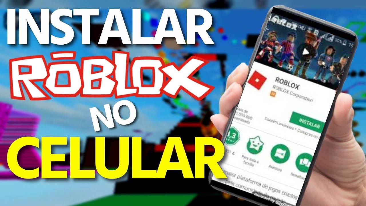 Como instalar e jogar ROBLOX no CELULAR 