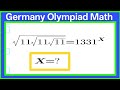 Simplify Algebra Square Root exponential equation Olympiad Math problem | Can you solve this?