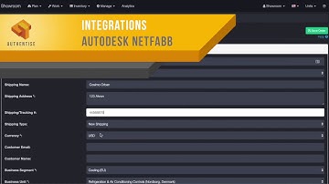 Netfabb Integration - Authentise FLOWS Features