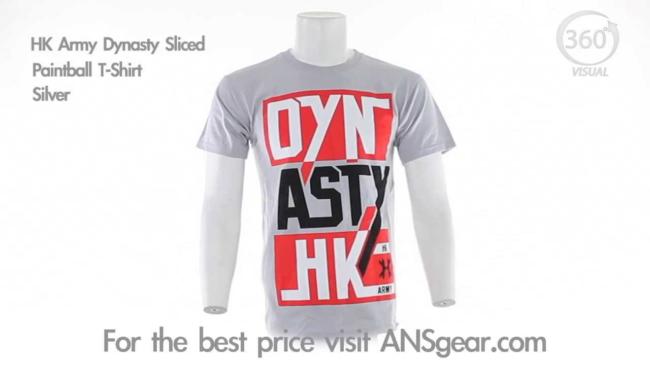 T-shirt HK Army Dynasty Armor Pour Paintball – Noir, Taille M – Neuf Sous Emballage D'origine